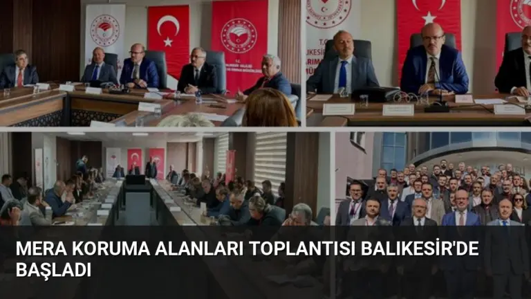Mera Koruma Alanları Toplantısı Balıkesir’de Başladı