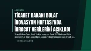 Ticaret Bakanı Bolat İnovasyon Haftası’nda İhracat Verilerini Açıkladı