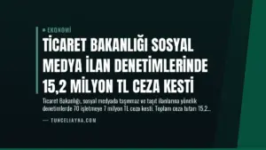 Ticaret Bakanlığı Sosyal Medya İlan Denetimlerinde 15,2 Milyon TL Ceza Kesti