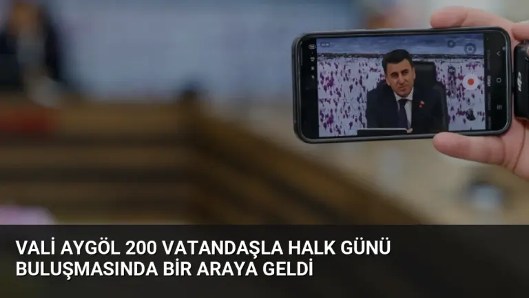 Vali Aygöl 200 Vatandaşla Halk Günü Buluşmasında Bir Araya Geldi